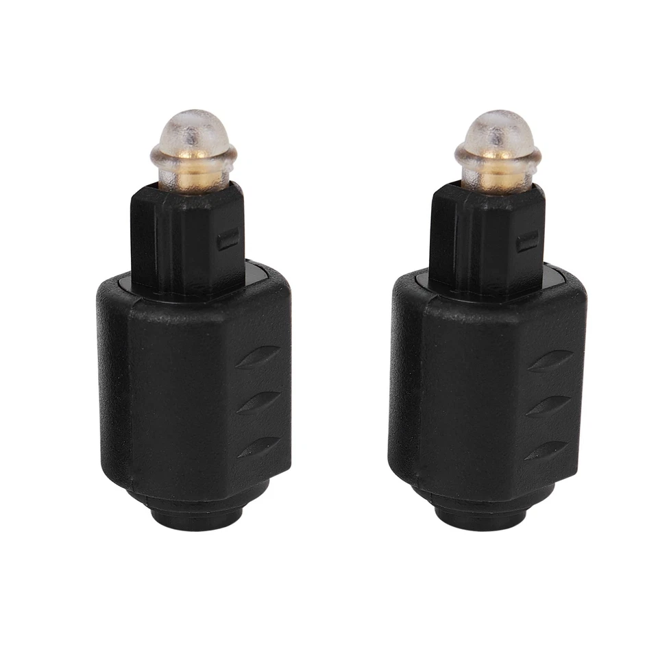 2 Packs Optical 3.5mm Female  Jack Plug To Digital Toslink  Adapter Z3D4 - Image 3 of 4