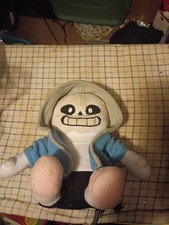 Fangamer Undertale Sans Plush Stuffed Animal Videogame Skeleton Blue Hoodie 8"