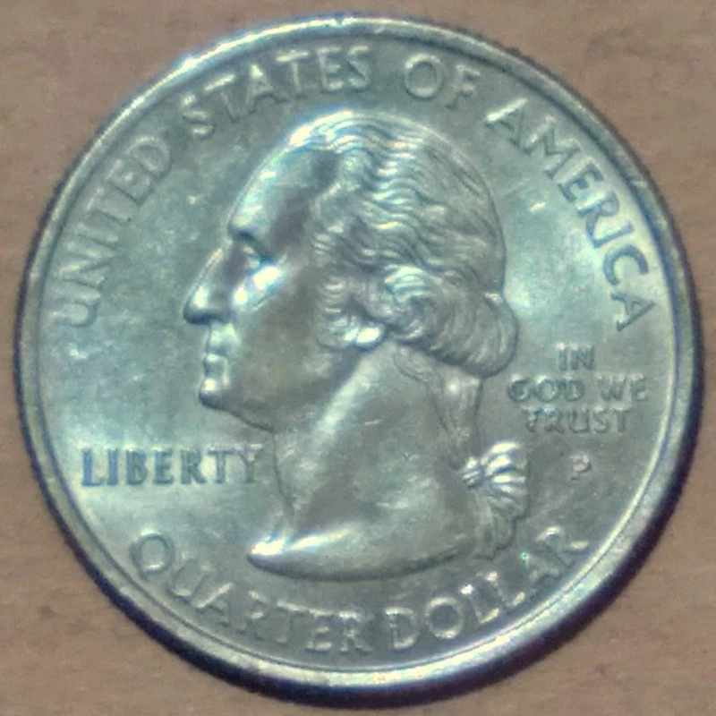 2006P Colorado State Quarter Cud Die Break Mint Error Coin - Image 3 of 3