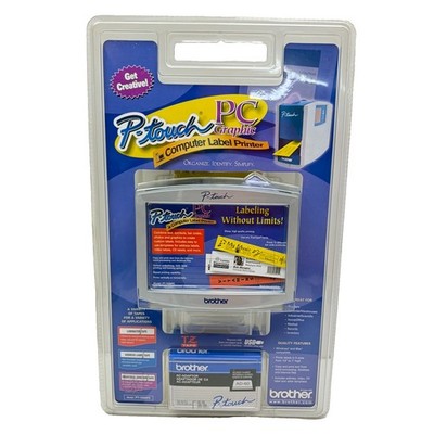 Brother P Touch PC Graphic Computer Label Printer MODEL# PT-1500PC NEW