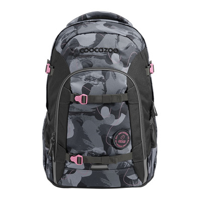 coocazoo Rucksack JOKER Bubble Brush Schulrucksack Schultasche Teens Kinder Grau