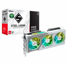 ASRock RX 9060 XT Steel Legend 16GB OC Graphics Card GDDR6 PCIe 5.0