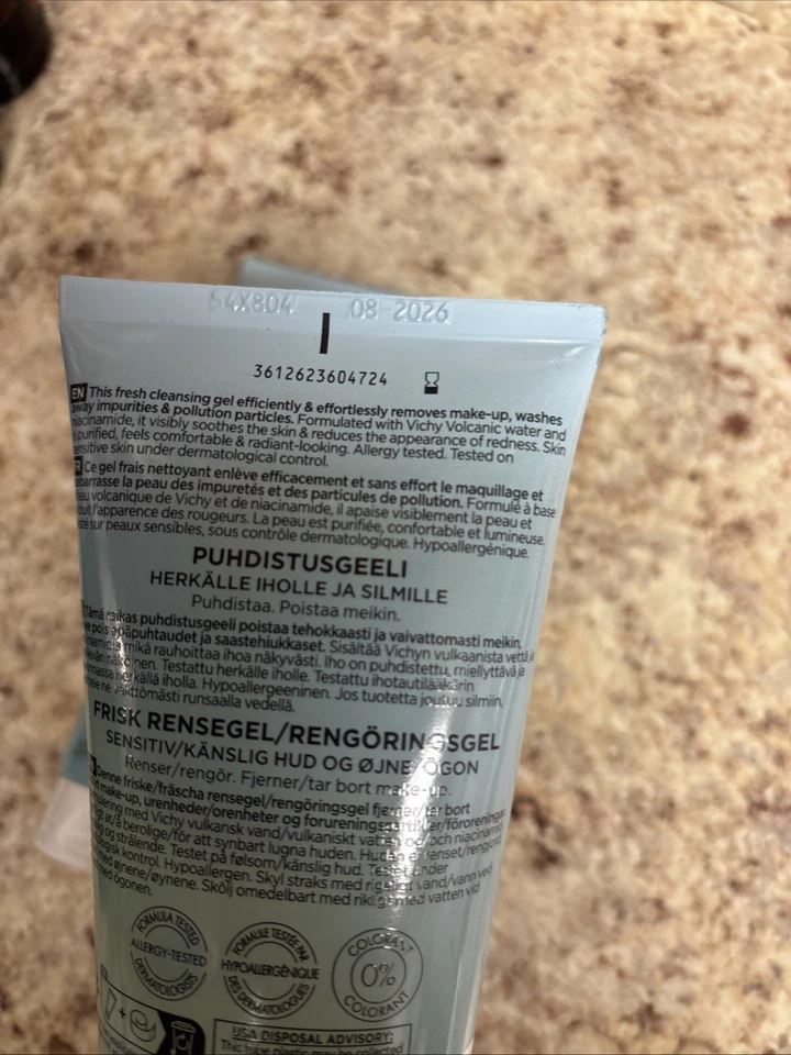 Vichy Purete Thermale 新鲜洁面啫喱 6.76 盎司 在这里购买猫女士 🐾🐈🐈⬛ — 第 3/4 张图片