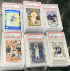 LOT (50) STAR ROOKIE BASEBALL FOOTBALL PSA SGC 8 9 10 GEM MINT GRADED CARDS