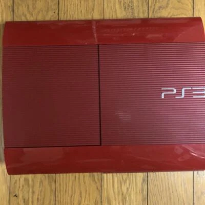 Console SONY PlayStation 3 250GB Garnet Red PS3 250GB CECH-4000 uniquement - Photo 1/4