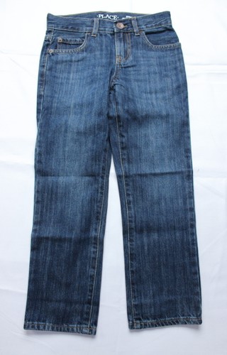 The Children's Place Boy's 2-Pack Straight Denim Jeans EJ2 DK Jupiter Size 7 - Picture 6 of 9