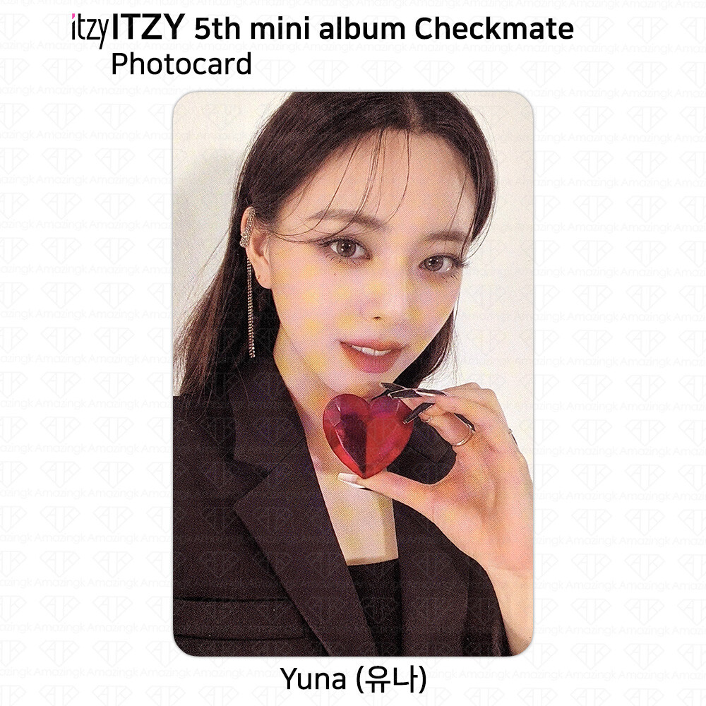 ITZY 5th Mini Album Checkmate Official Photocard Clear Card