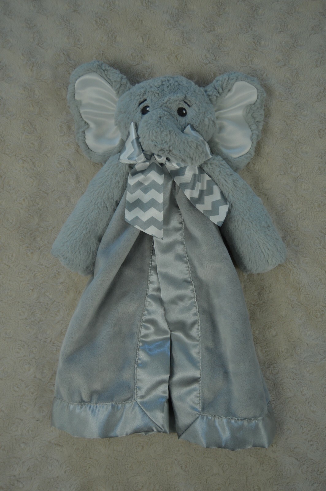 elephant lovey security blanket
