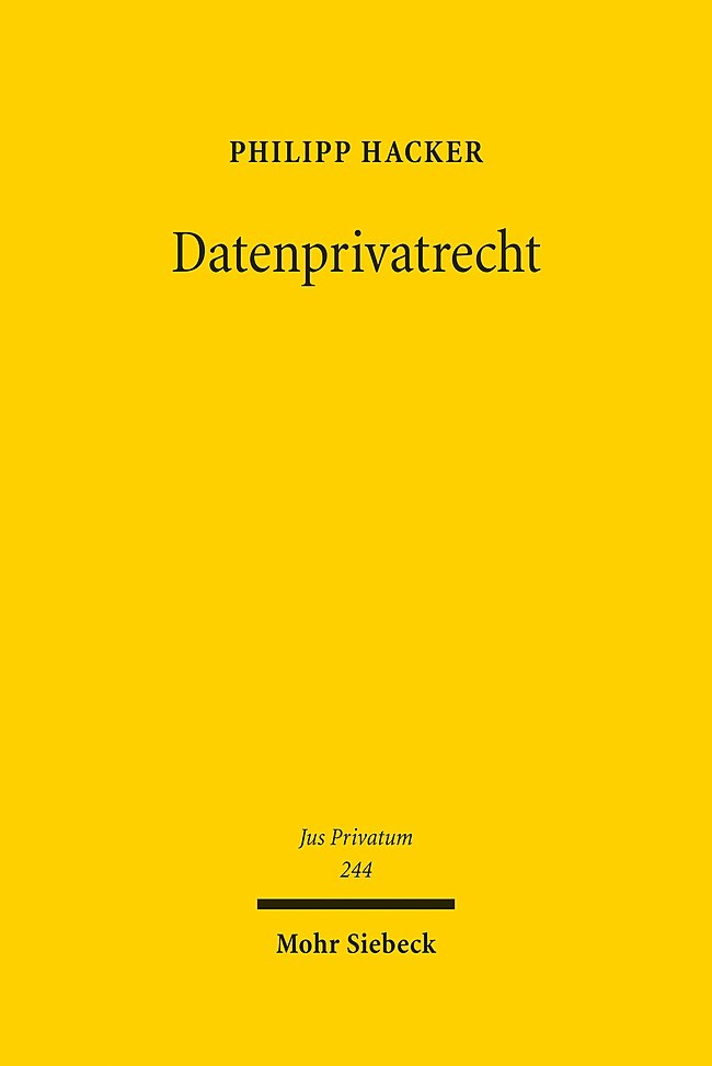 Thumbnail - Philipp Hacker / Datenprivatrecht