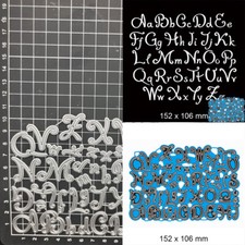Metal Cutting Dies Letter Scrapbooking Paper Crafts Mould Blade Punch Stencils