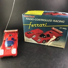 Vintage Radio Shack Radio Controlled Racing Ferrari Car PARTS No Controller Vk03