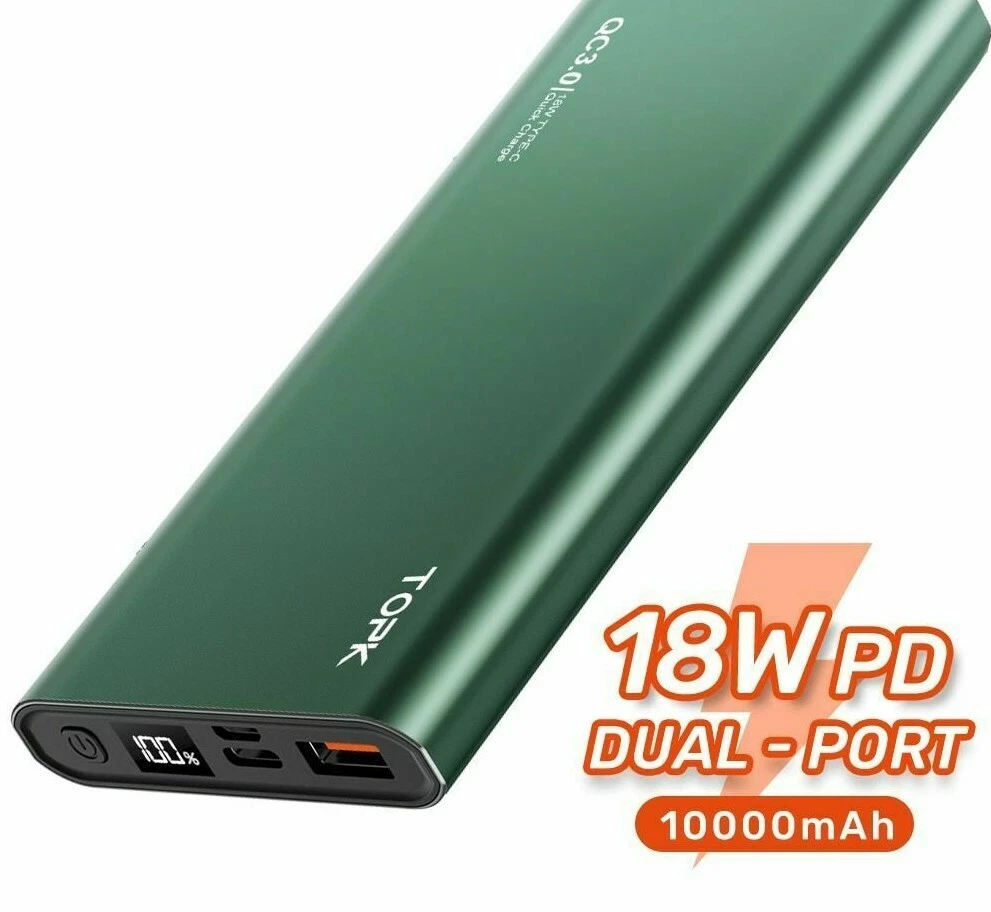 10000mAh Power Bank with LED Display and Dual Fast Charging 10000mAh Power Bank with LED Display and Dual Fast Charging
