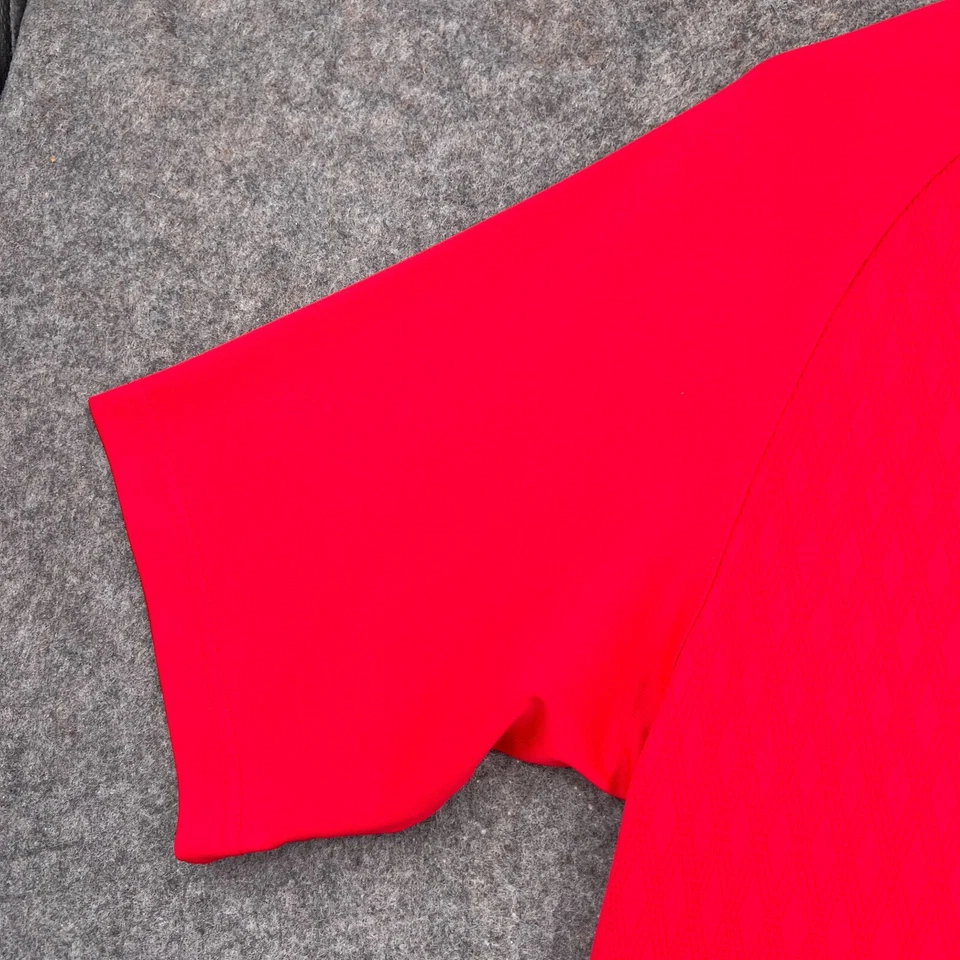 Рубашка поло Bolle мужская средний размер красная карман с коротким рукавом для гольфа полиэстер - Изображение 4 из 4