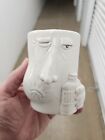 Fitz and Floyd 1988 Great Faces Facial Expressions Ceramic Bathroom Tumbler