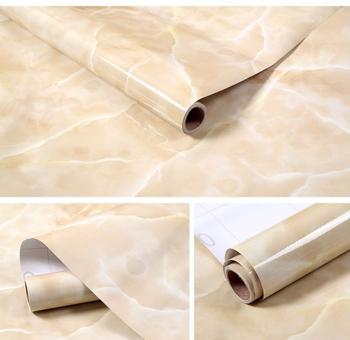 Kitchen PVC Wall Stickers Marble Countertop Self-adhesive Waterproof Wallpaper - Bild 13 von 21