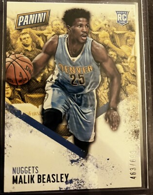 2016-17 Panini Panini Day Malik Beasley Rookie 463/699 Minnesota  Timberwolves