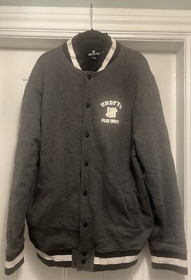 Authentic Undefeated UNDFTD Play Dirty varsity jacket XL paint splatter