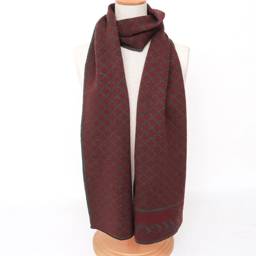 Gucci Reversible Muffler Stall for Men and Women Authentic From Japan