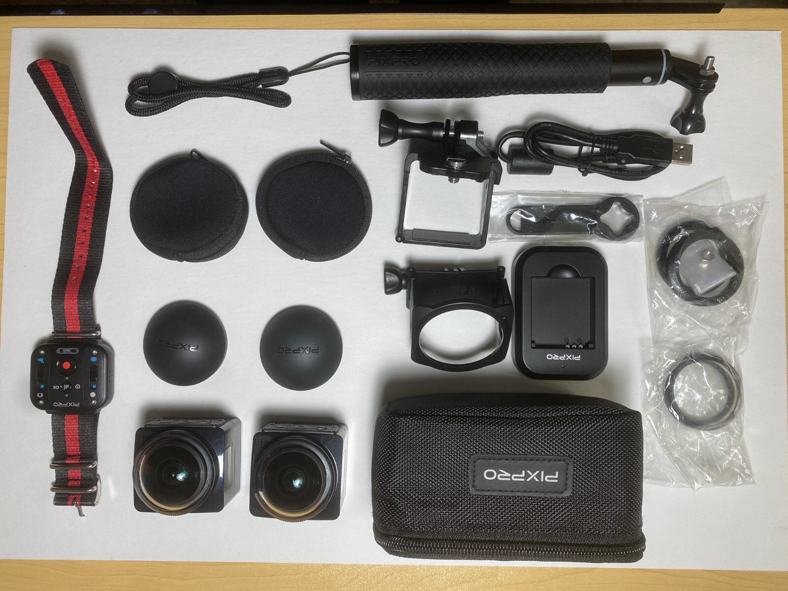 -  Black Dual Pro Pack - 2 Cameras Lots Of Accessories