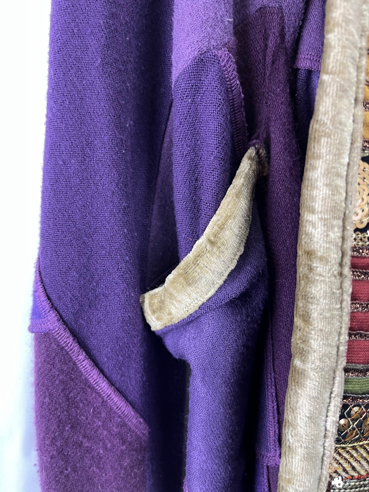 Rare Handmade Patchwork Embroidered Serrahna Nana… - image 6