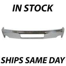 Chrome Steel Front Bumper Face Bar For 2011-2014 Gmc Sierra 2500 3500 Hd Pickup