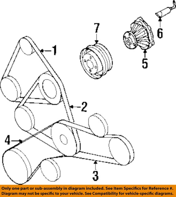 Infiniti NISSAN OEM 9901 Q45A/C AC Serpentine Belt A19206P002 eBay
