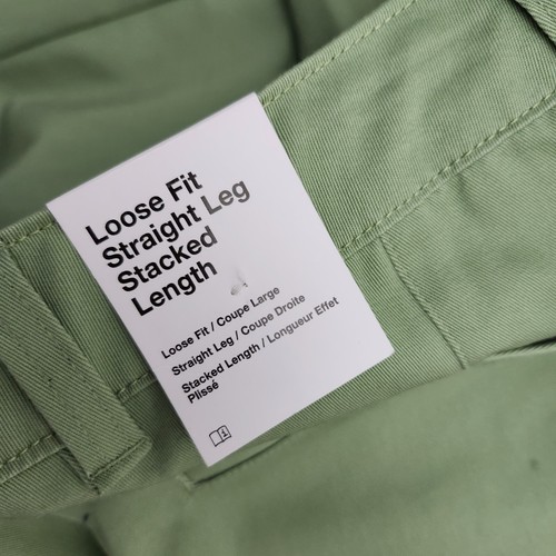Nike Life Men 32x32 Nike El Chino Pants Oil Green FD0405-386 - Picture 7 of 12