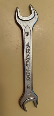 Vintage Unior 14mm 17mm Double Open-End Wrench Mercedes-Benz Din 895