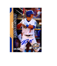 Nick Biddison 2023 Rancho Cucamonga signed autograph baseball card Dodgers c