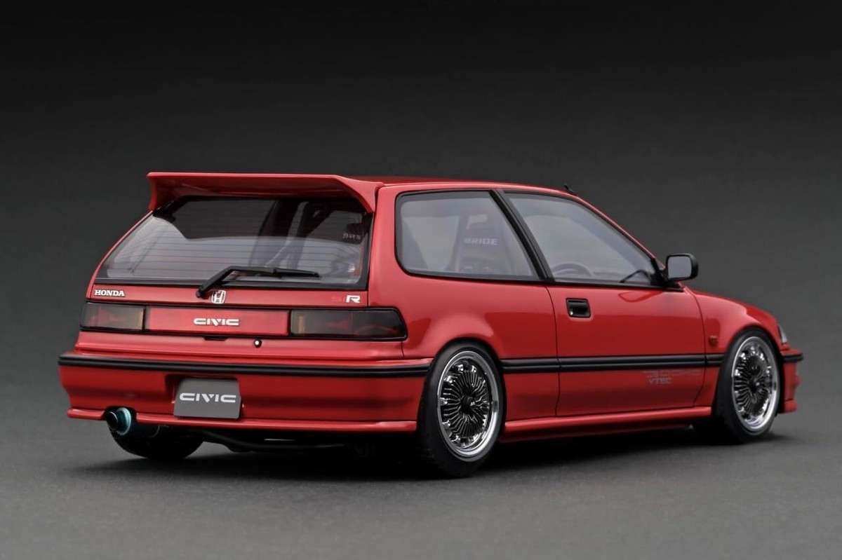 1/18 ホンダ シビック Honda CIVIC (EF9) SiR レッド Finished Product ignition model 1/18 Honda CIVIC EF9 SiR Red