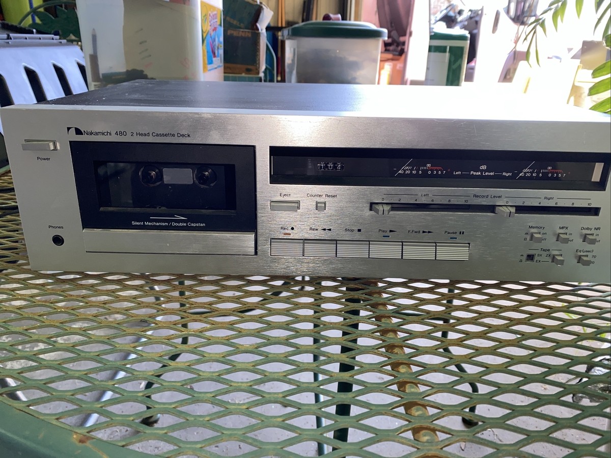Nakamichi 480 2 Head Cassette Deck Player Very Good Cond Nakamichi 480 2 Head Cassette Deck Player Very Good Cond