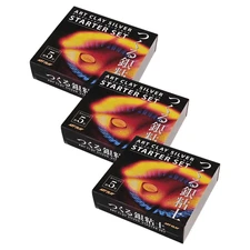 Art Cray Silver Starter Set of 3 with Silver Clay 5G Light Ring Mold & Recipes