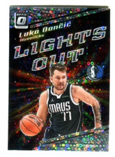 2023-24 Donruss Optic Lights Out Holo Fast Break #3 Luka Doncic A49 087
