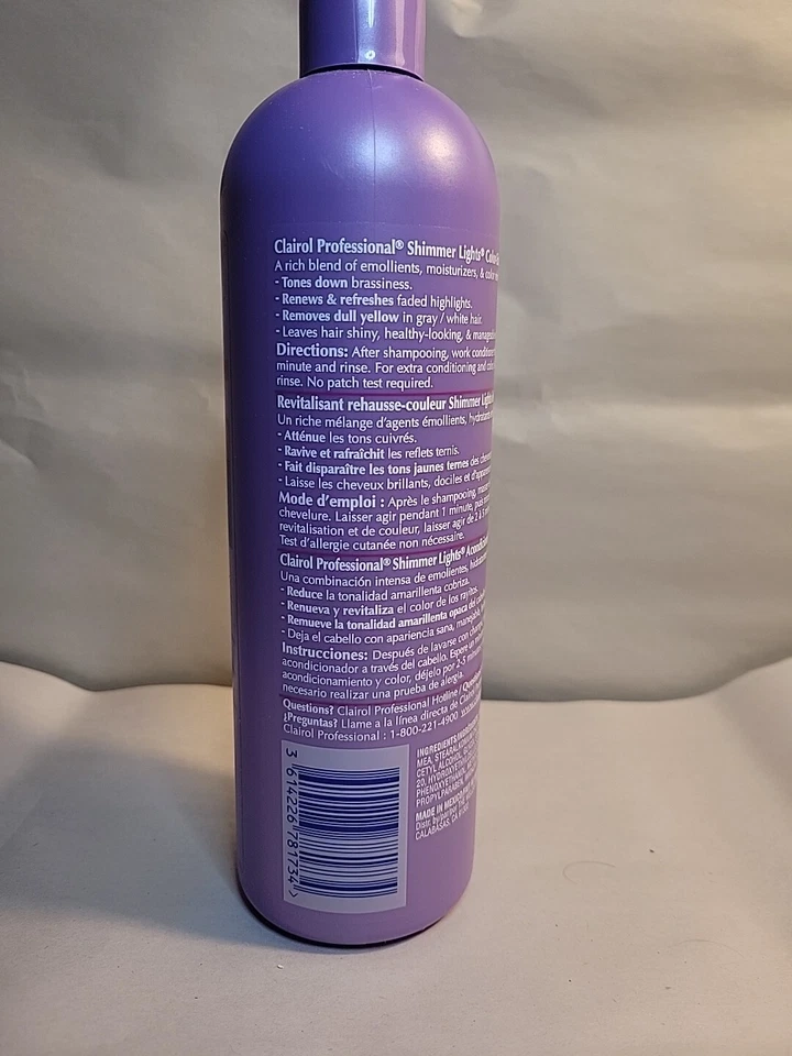 Clairol 专业珠光护发素金色和银色 16 盎司 + 2 件 — 第 3/4 张图片