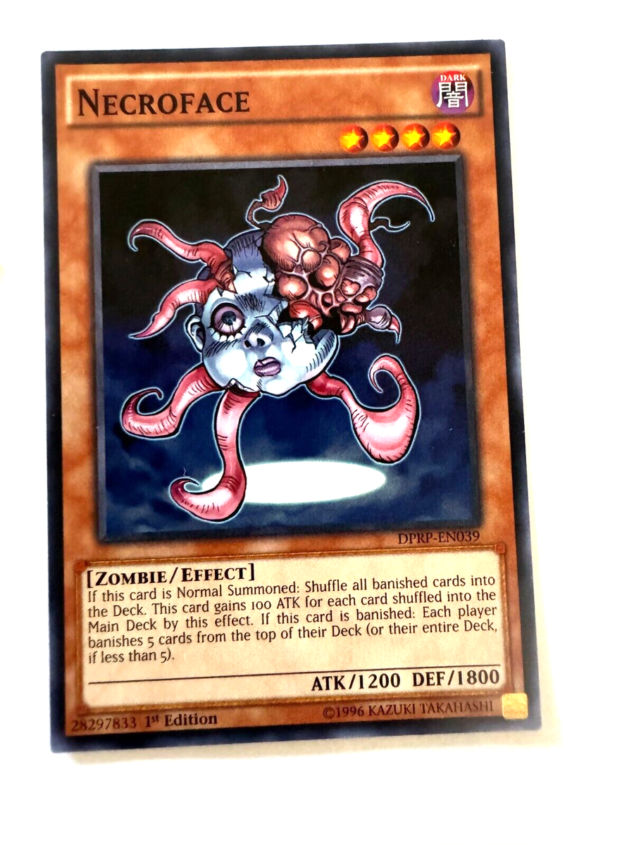 yugioh necroface deck Yu-Gi-Oh! Gladiator's Assault #EN090 PSA 8 Each player banishes 5 cards from the top of their Deck (or their entire Deck Necroface - DPRP-EN039 - Common