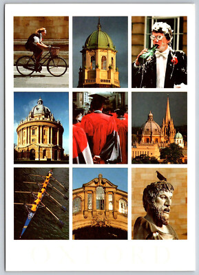 Oxford Views Various UK England Postcard Chrome