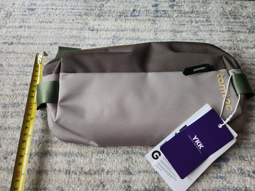 Tomtoc Explorer T-21 S Sling Bag Black Compact EDC Minimalist Shoulder Crossbody - Picture 2 of 10