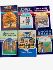 ABEKA Readers Books Better Bridges CrossRoads, Treat Shop, Secret In Maple Lot 6