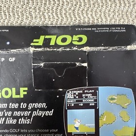 Golf (Nintendo, 1985) 5 tornillos variante en caja original
