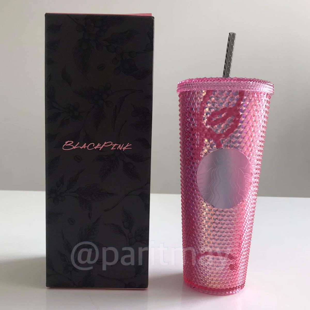 アイドル BLACKPINK Bling Cold Cup Starbucks Korea 2023 SS Blackpink Rhinestone Cold Cup 473ml