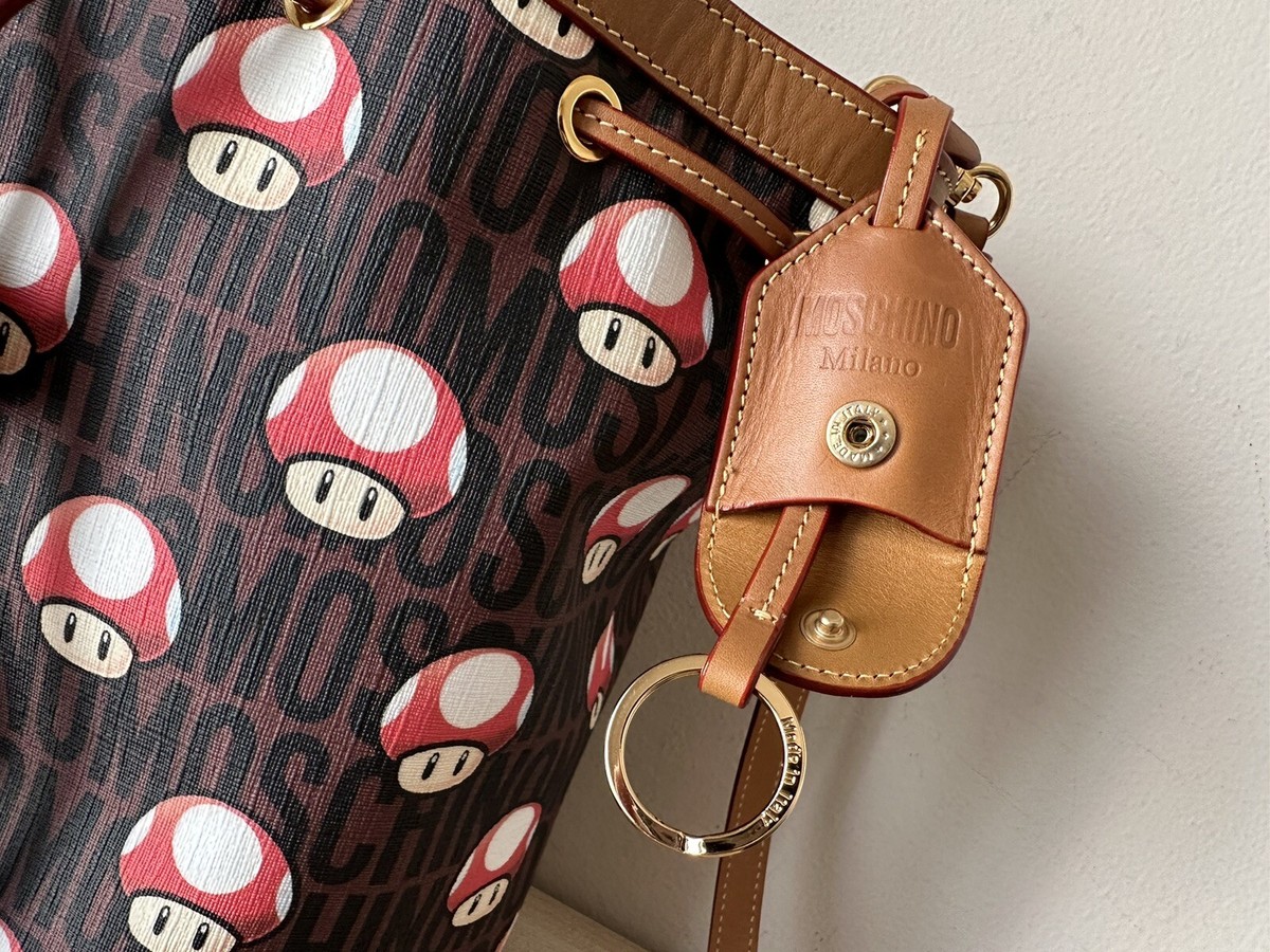 Moschino Couture Jeremy Scott Super Mario Mushroom Bucket