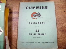 CUMMINS JS DIESEL ENGINE PARTS BOOK