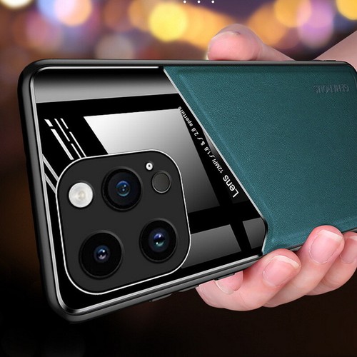 For iPhone 16 15 14 13 12 Pro Max 11 Hybrid Leather Slim Shockproof Case Cover - Picture 6 of 19