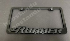 1x Black4runner 3d Emblem Black Stainless License Plate Frame Rust Free