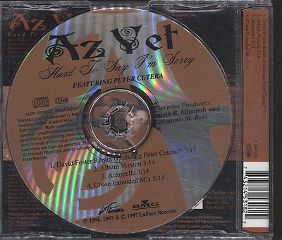 ＭＥ　ＨＥＲ [CD] AZ yet - Hard to Say I'm Sorry Feat. Peter Cettera 1997 4
