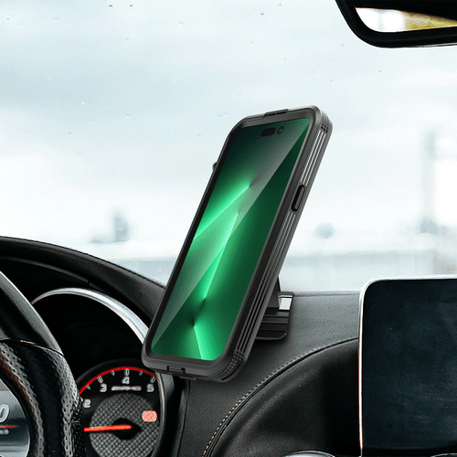 Funda impermeable a prueba de golpes transparente MagSafe para Samsung S24 S23 para iPhone - Imagen 11 de 30