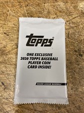 MLB 2020 TOPPS UPDATE BASEBALL UNOPENED PLAYER COIN CARD PACK