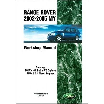 Range Rover Workshop Manual 2002-2005 MY book paper car | eBay