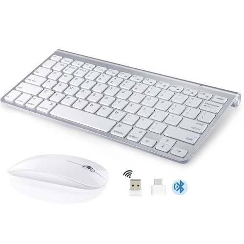 Wireless Keyboard and Mouse for Mac Bluetooth USB C Compatible with Apple Mac... - 第 1/7 張圖片