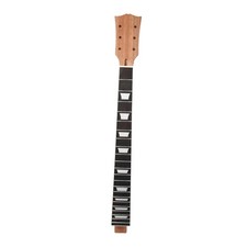 Black Electric Guitar Neck Maple Wood Neck Replacement 22 Frets Fingerboard for